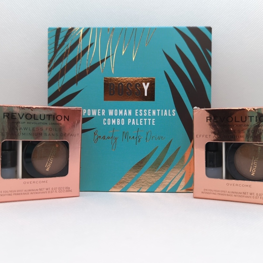 2 Revolution Makeup Flawless Foils Primer Eye Foil- Golden Brown Bossy Palette